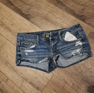 2 for $15/American Eagle Ripped Jean Shorts